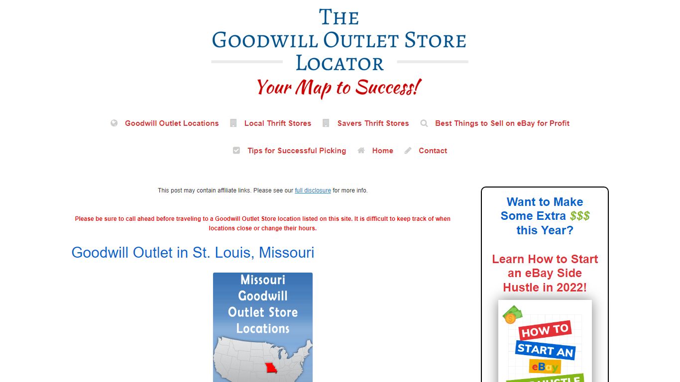 Missouri Goodwill Outlet Store Locations